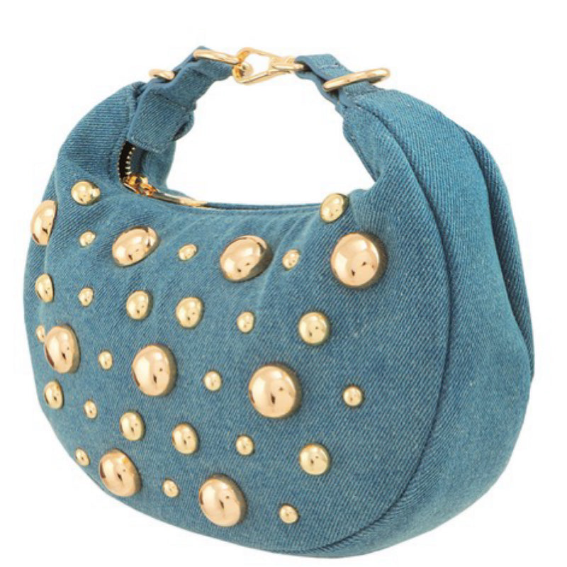 HALF MOON DENIM BAG