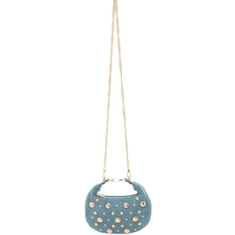 HALF MOON DENIM BAG