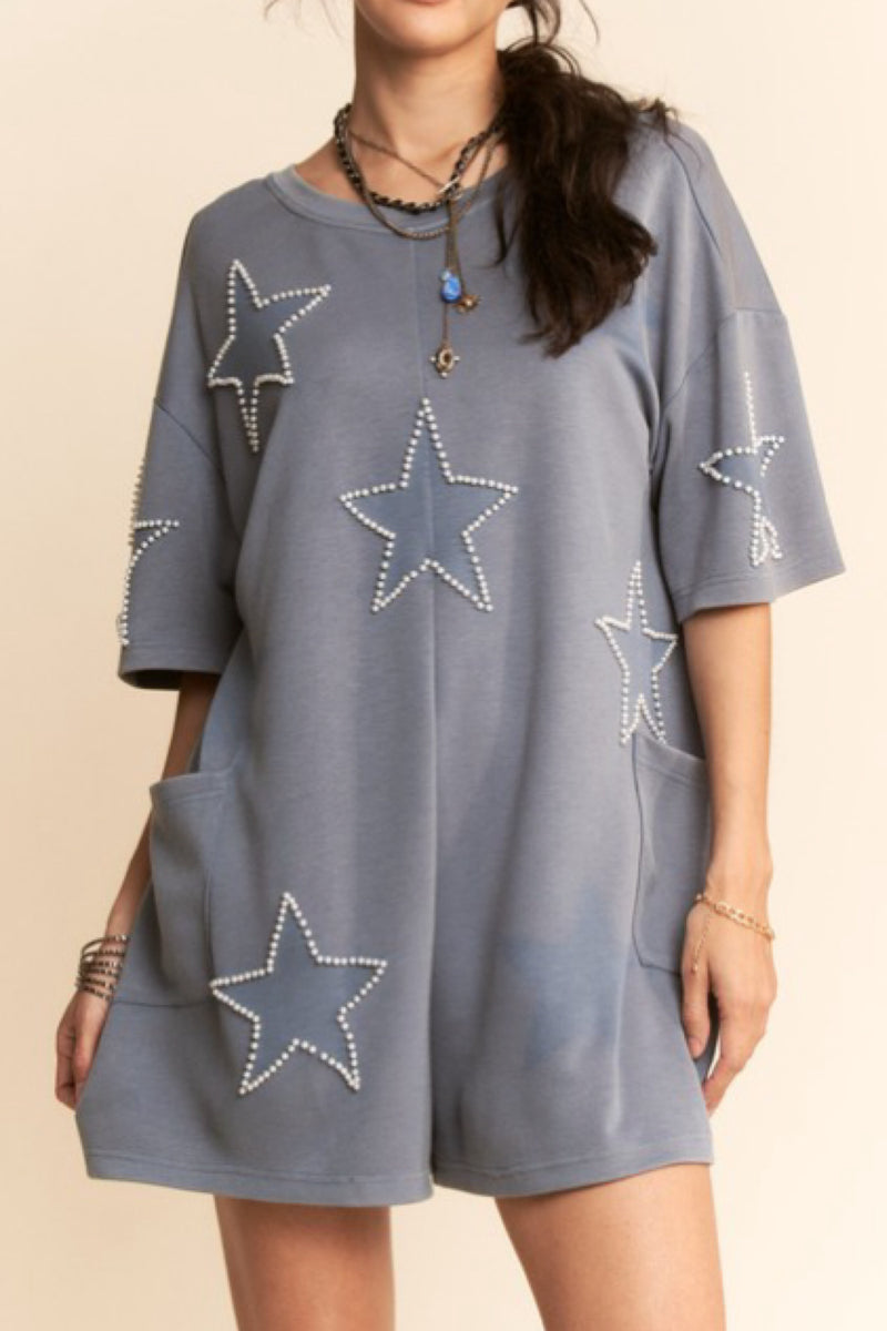PEARLS ON STARS ROMPER