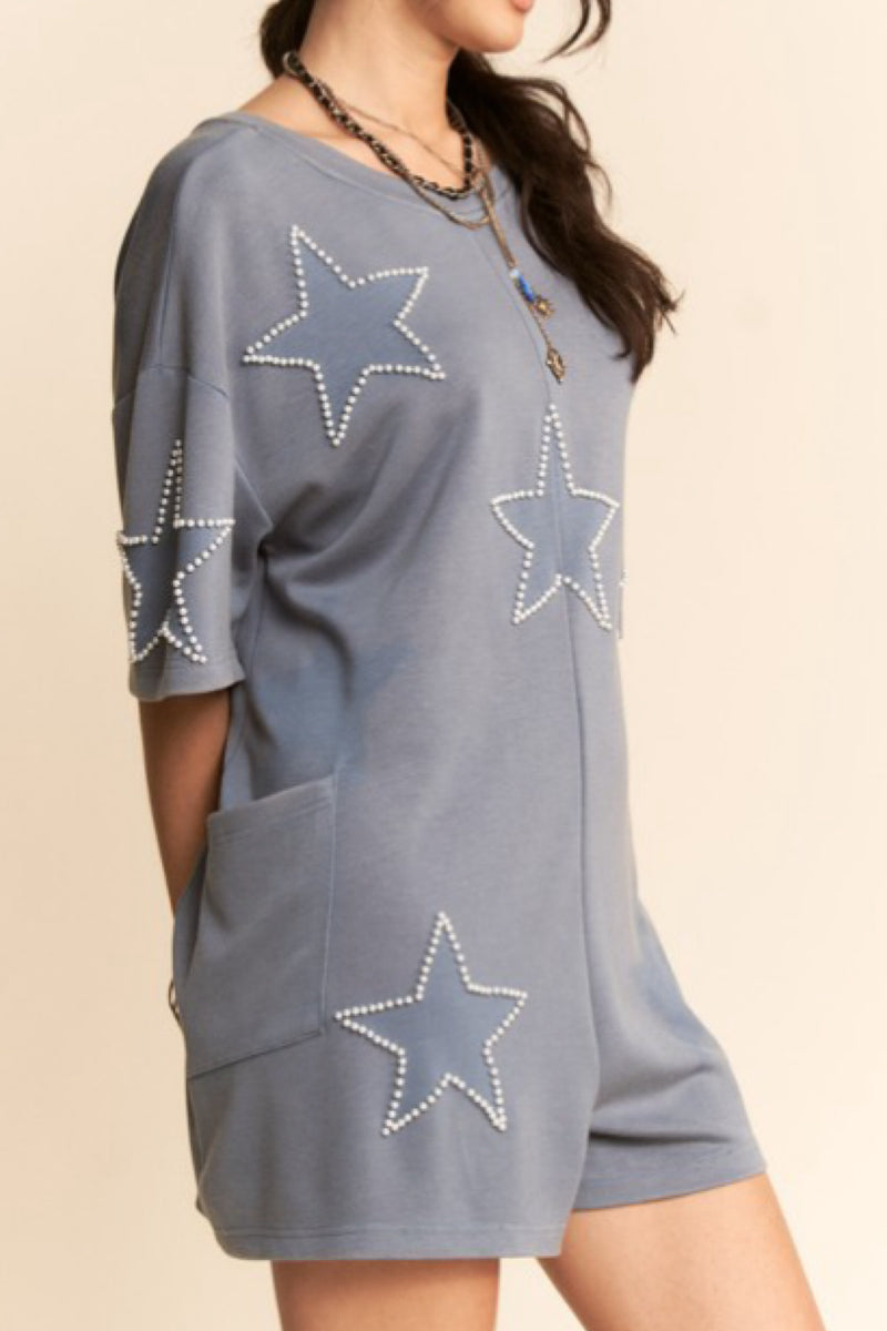 PEARLS ON STARS ROMPER