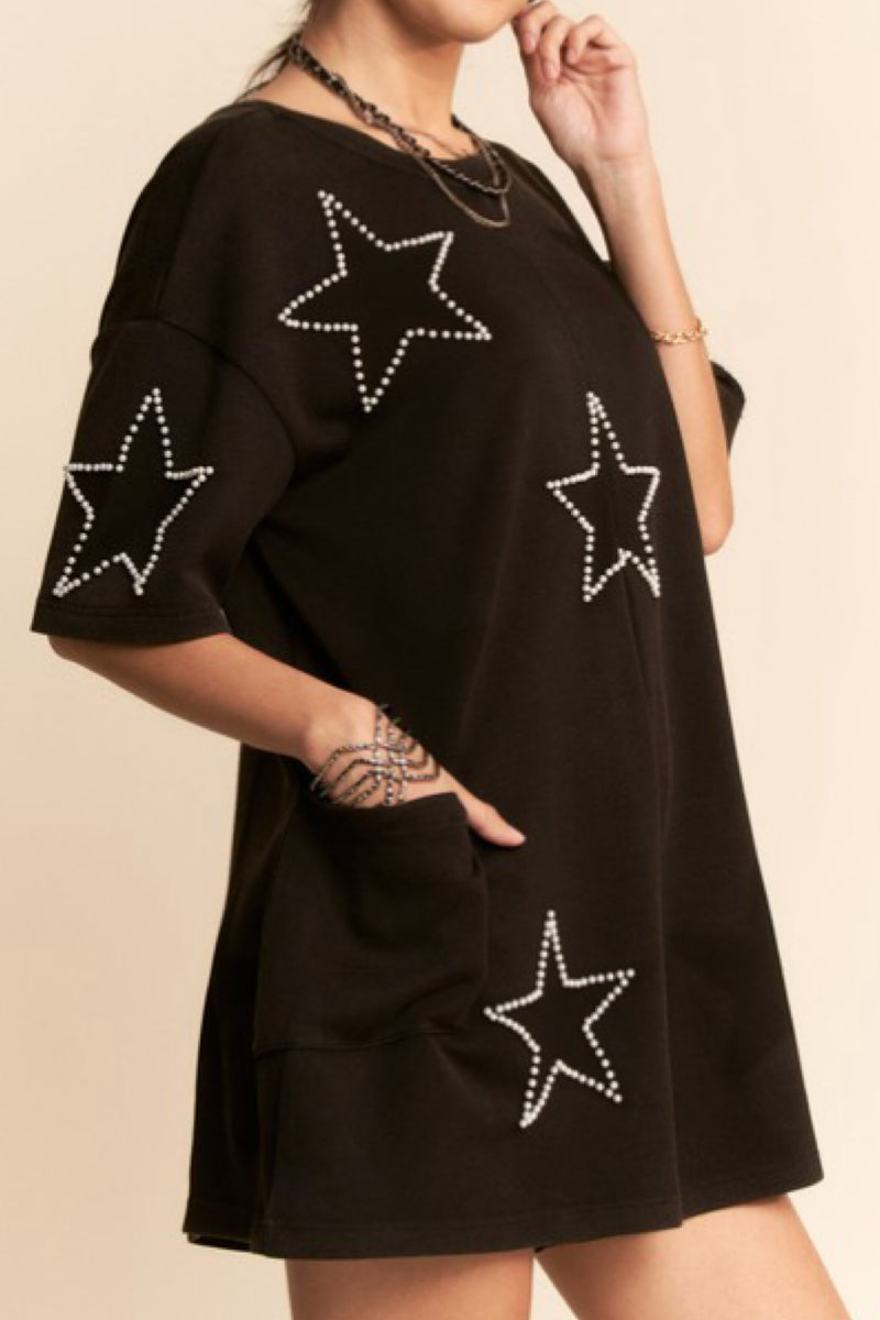 PEARLS ON STARS ROMPER