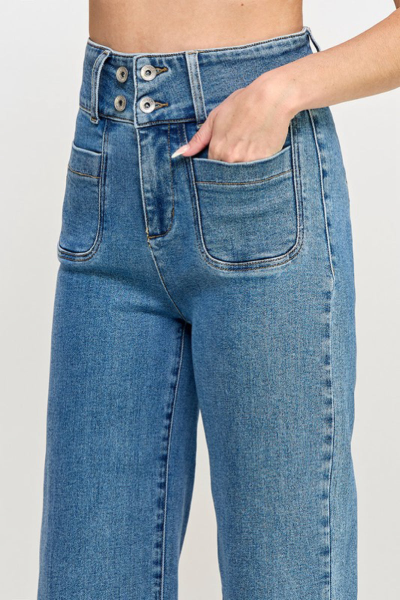 LONI HIGH WAIST PLUS DENIM