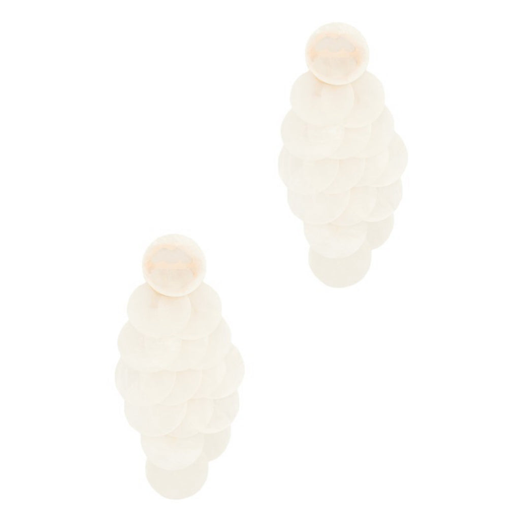 SHELL DROP EARRINGS