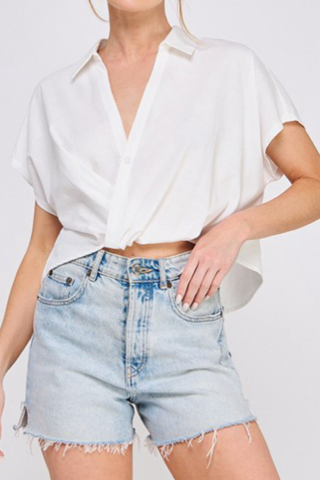 CRISS CROSS RELAXED TOP
