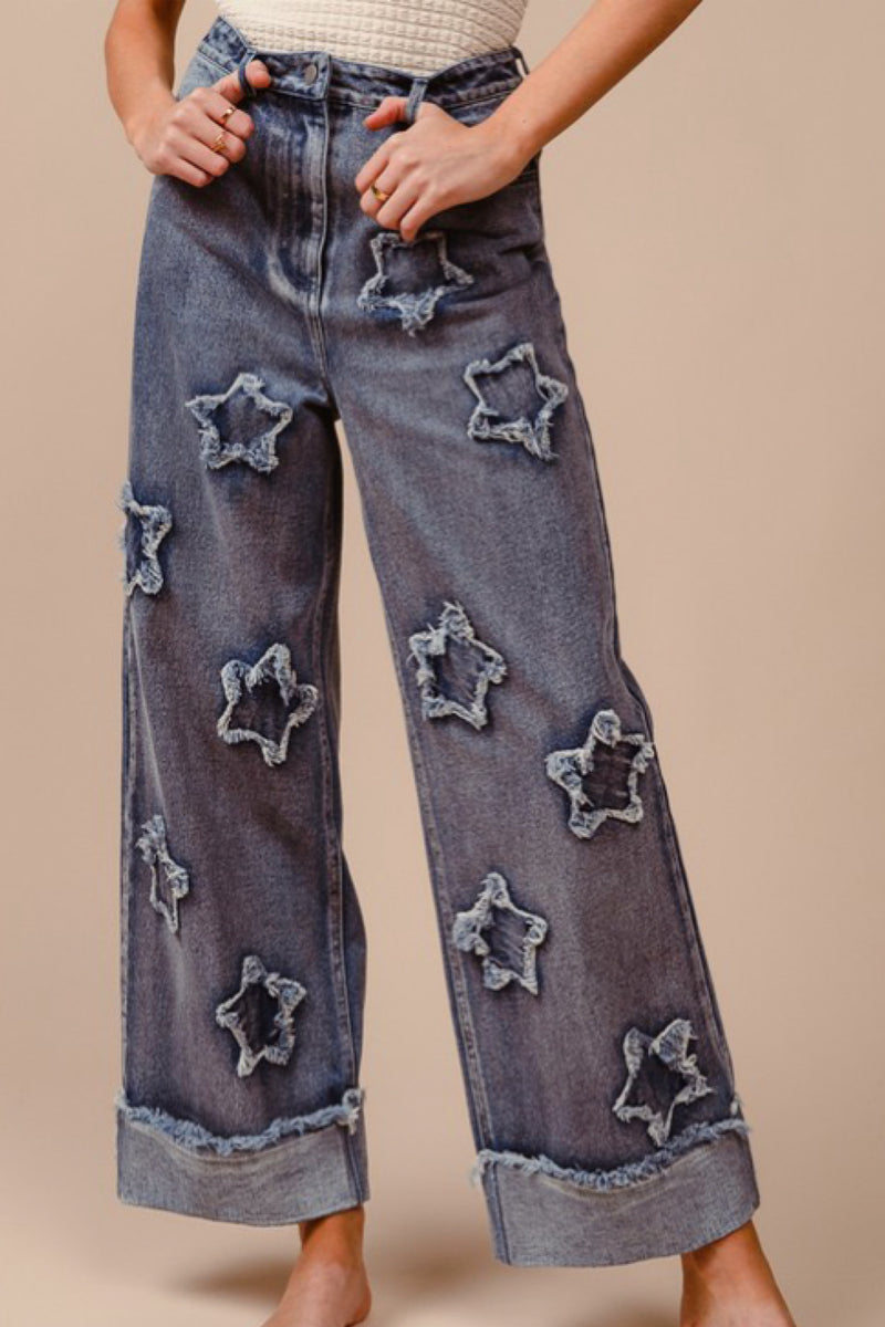 WASHED TWINKLE STAR DENIM