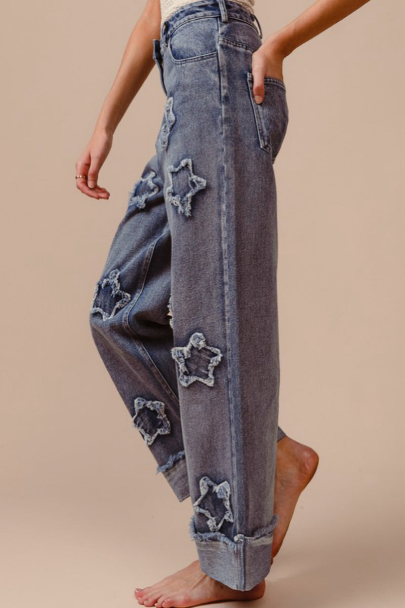 WASHED TWINKLE STAR DENIM