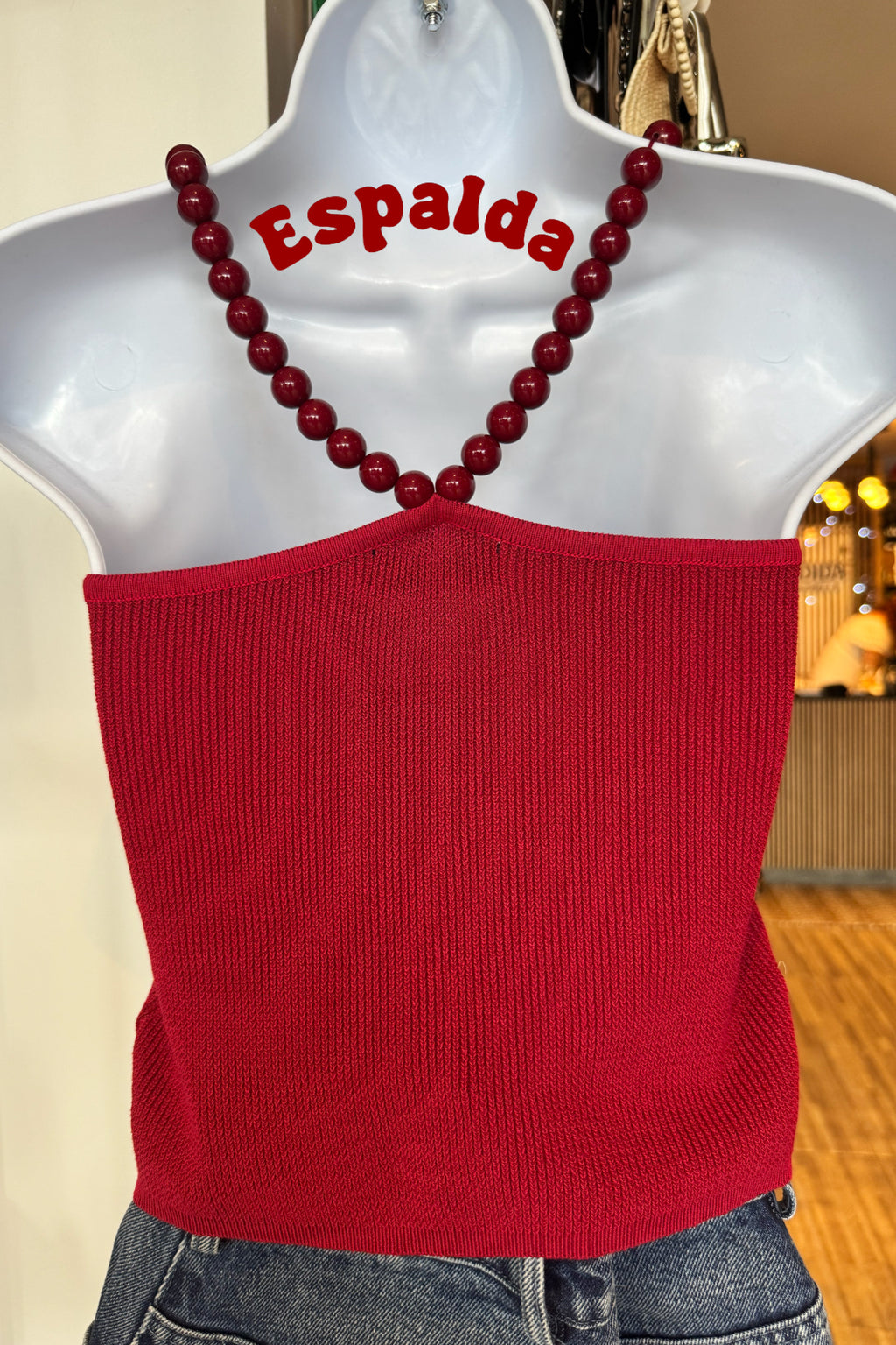 BEADS BABE TANK TOP