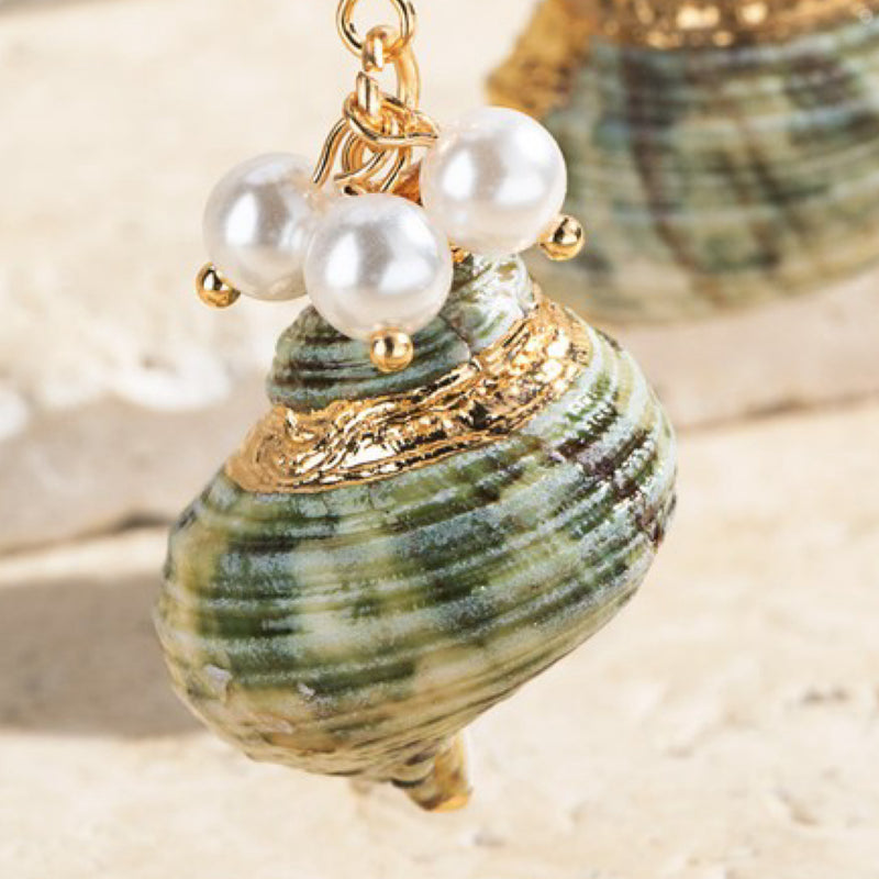 GENUINE SEA SHELL EARRINGS