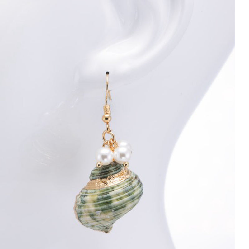 GENUINE SEA SHELL EARRINGS