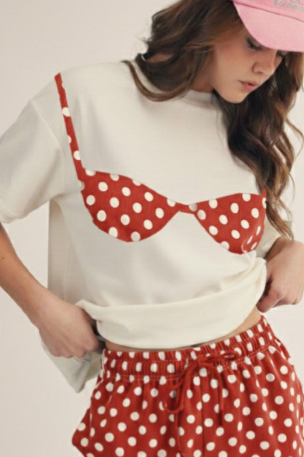 WHITE & RED