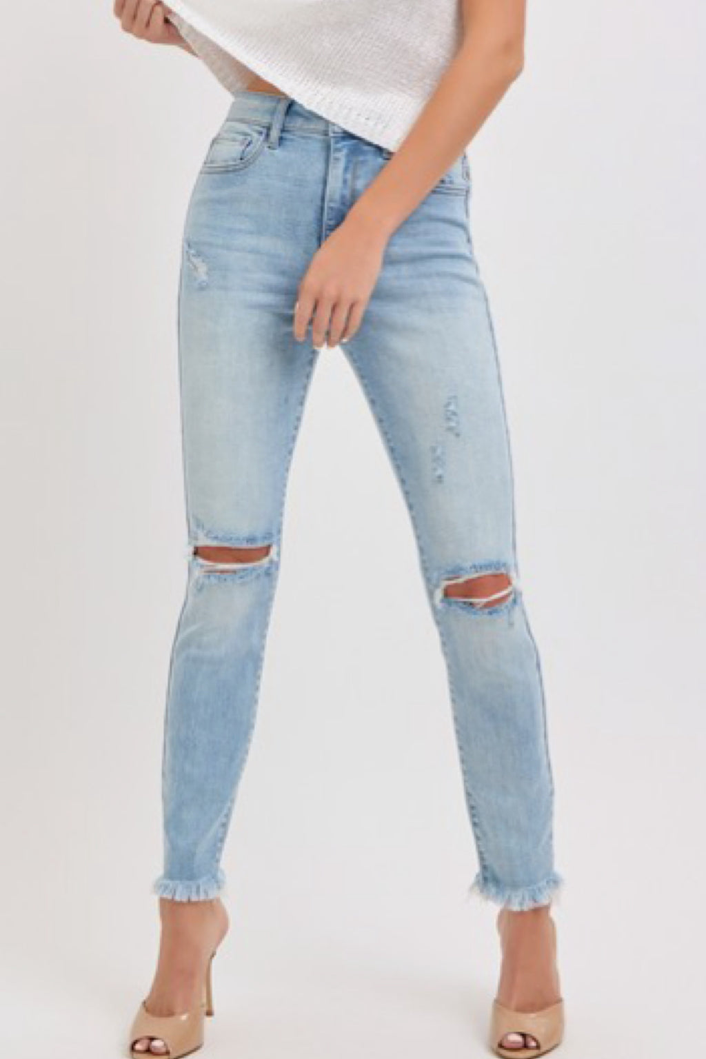HIGH RISE SKINNY DENIM