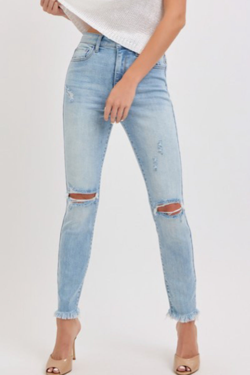 HIGH RISE SKINNY DENIM
