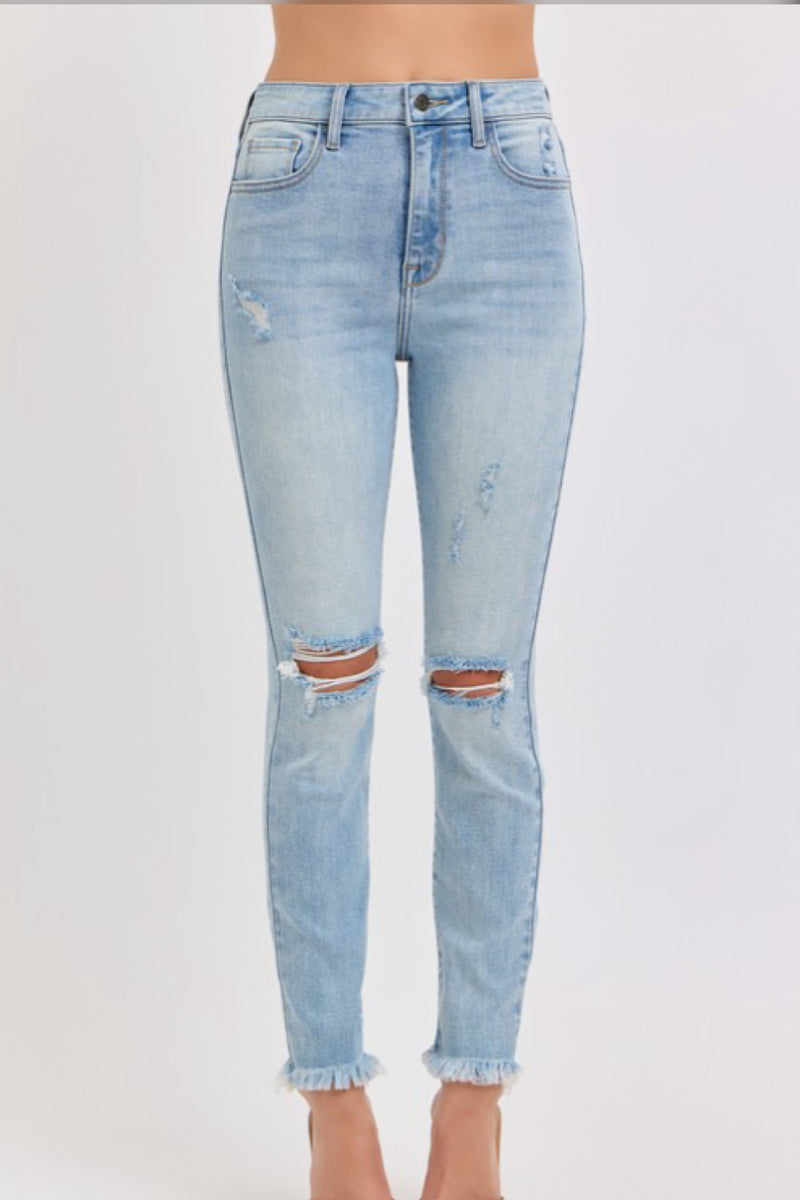 HIGH RISE SKINNY DENIM