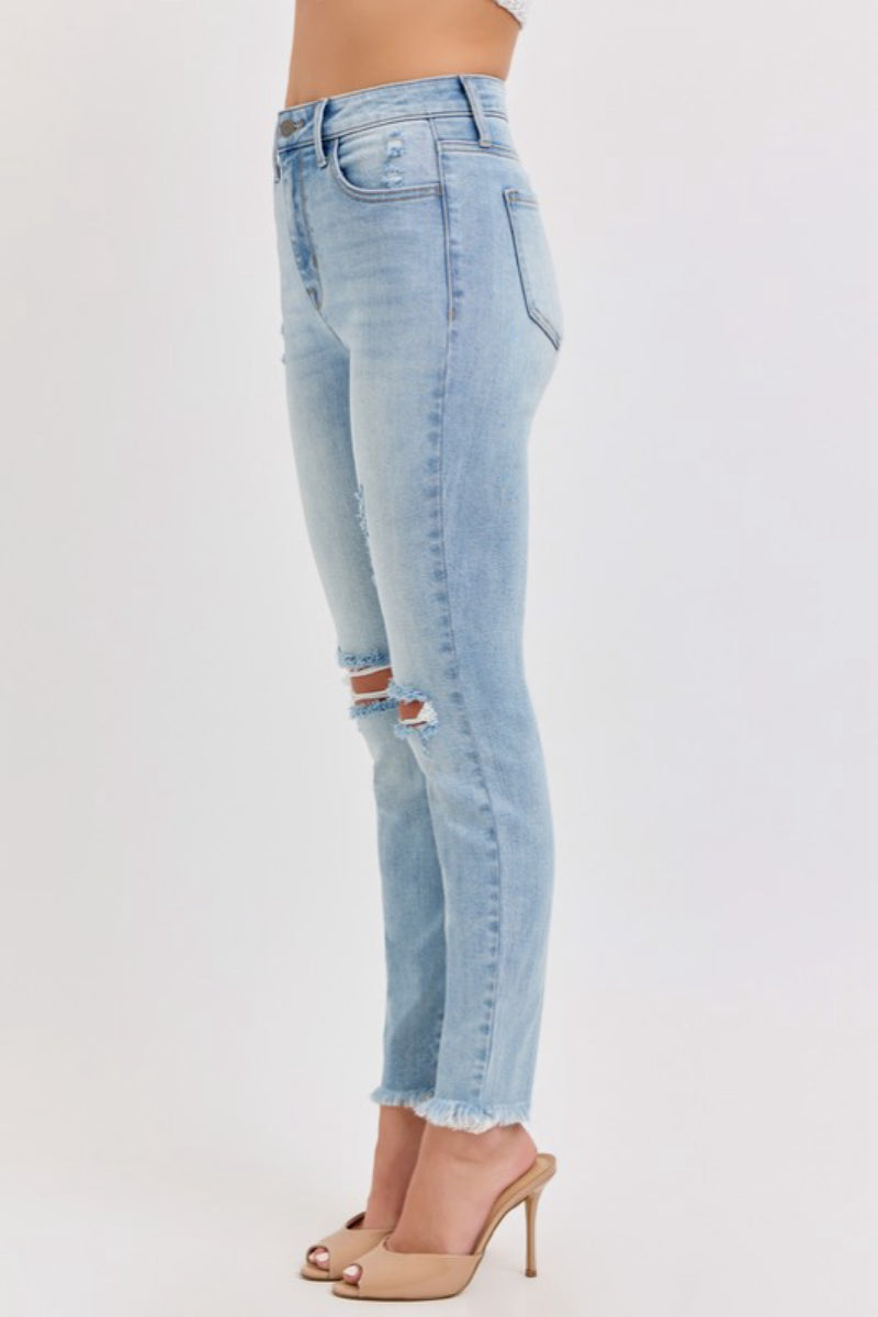 HIGH RISE SKINNY DENIM