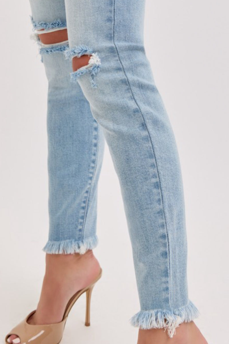 HIGH RISE SKINNY DENIM