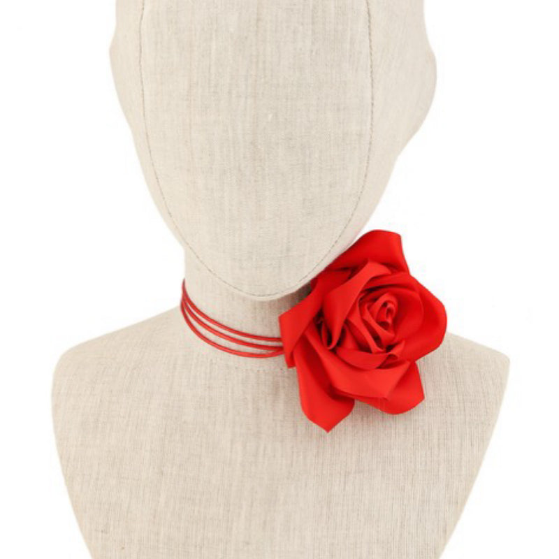 LARGE FLOWER CHOKER