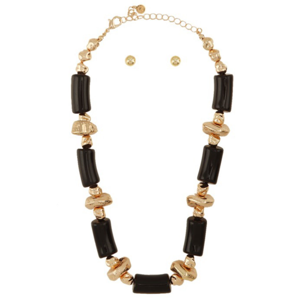 METAL BEADED NECKLACE