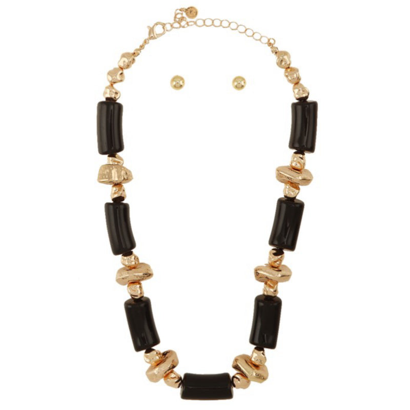 METAL BEADED NECKLACE