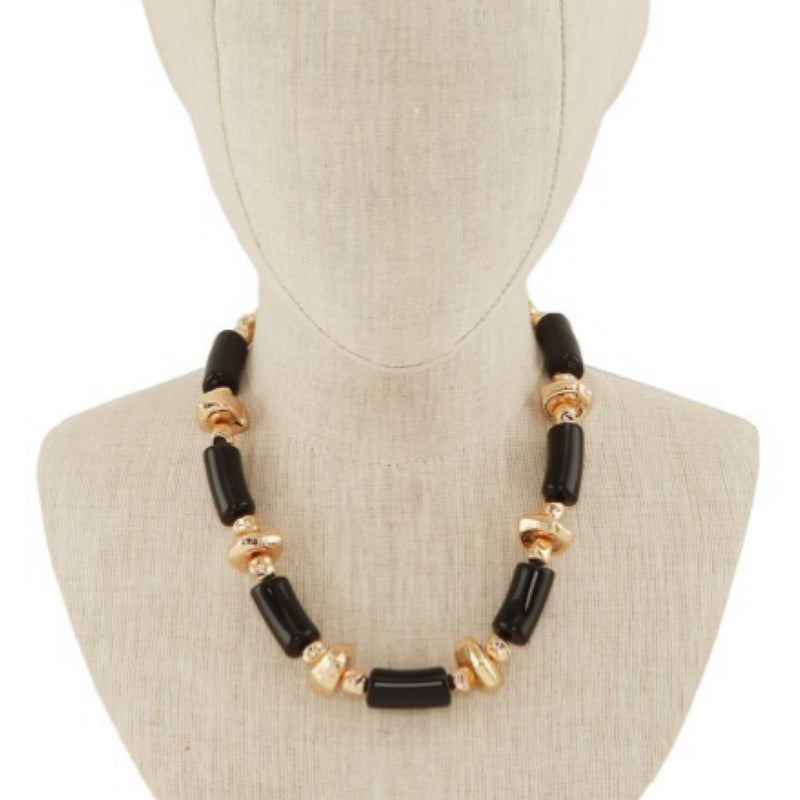 METAL BEADED NECKLACE