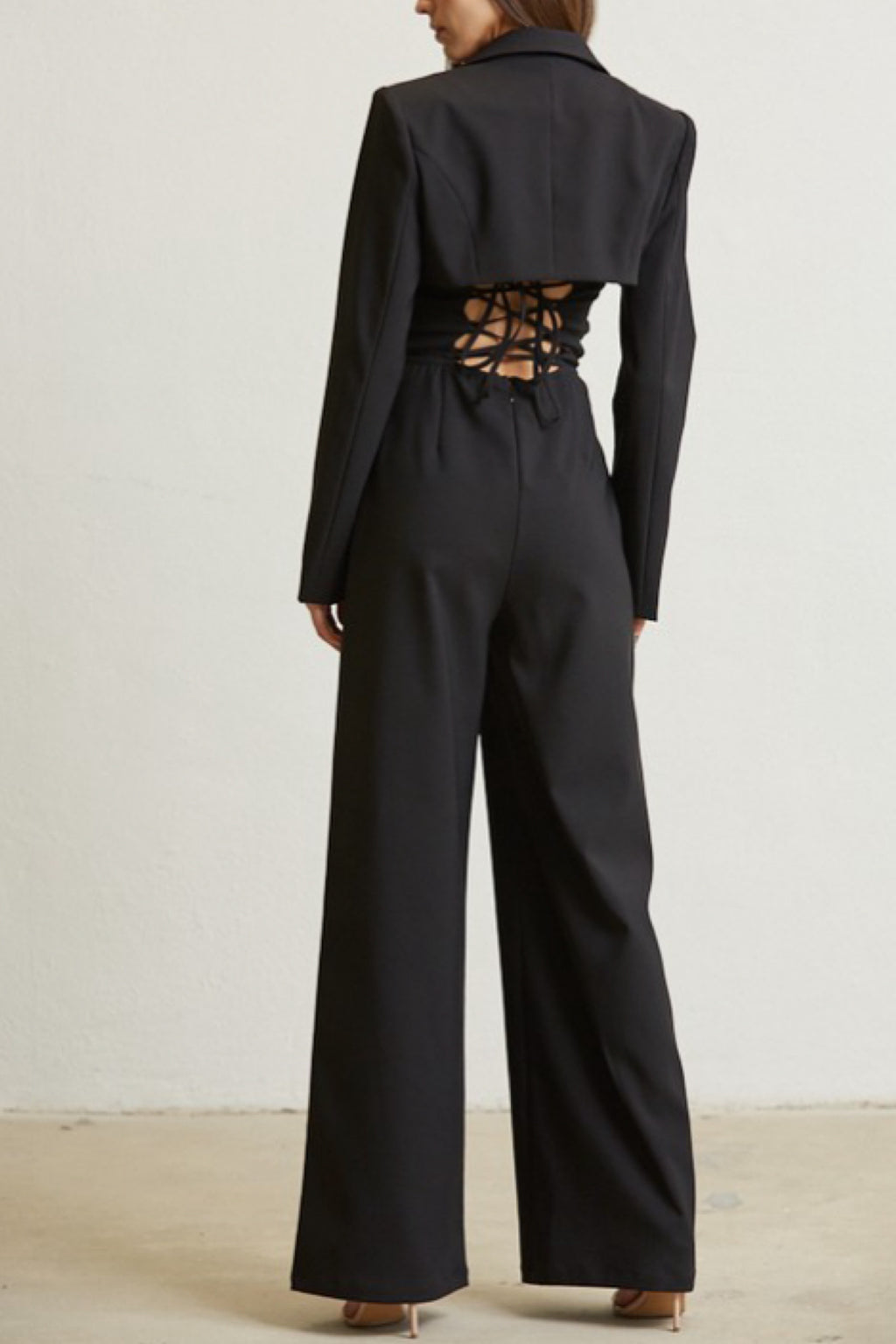 LACE & BOLERO JUMPSUIT