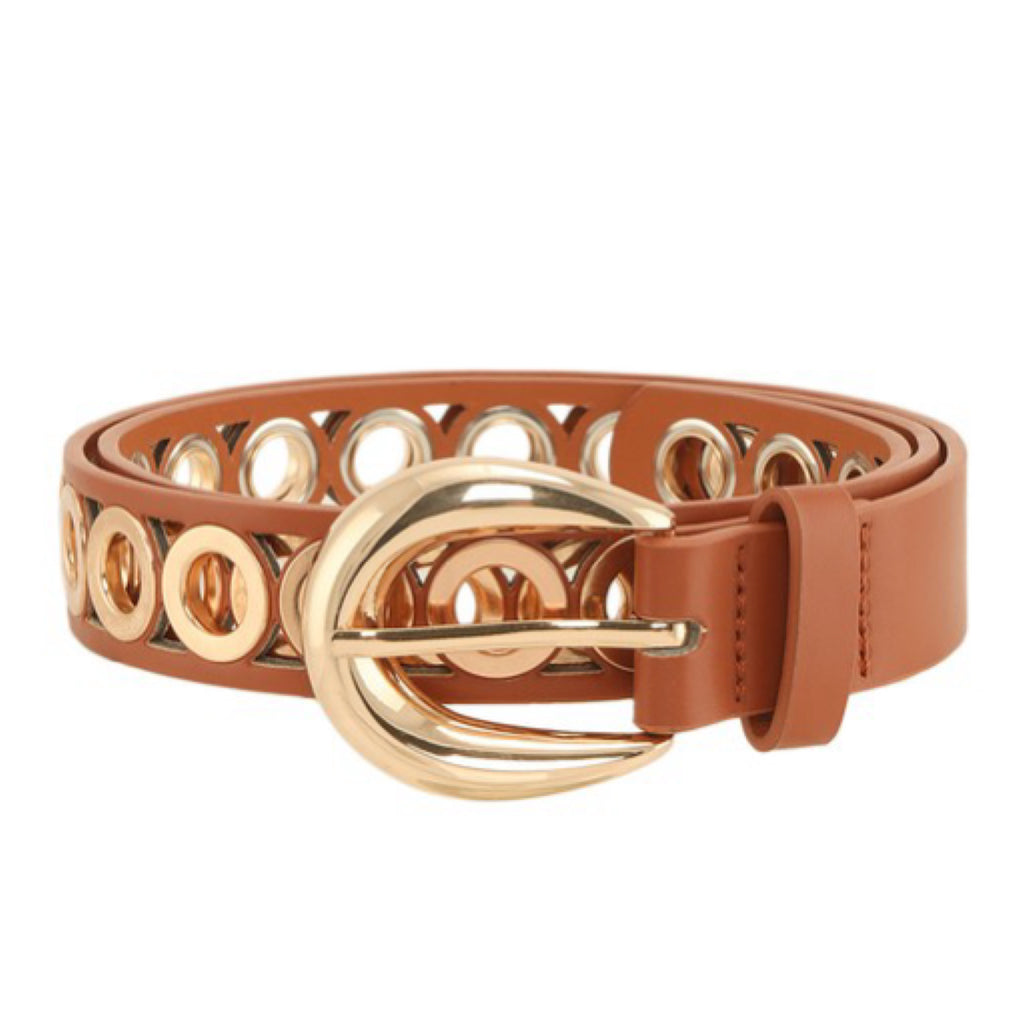 EYELET FASHION BELT
