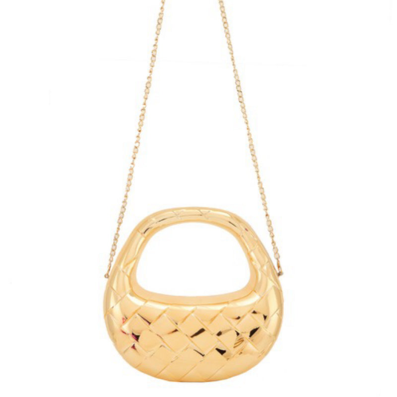 DIAMOND METAL MOON BAG