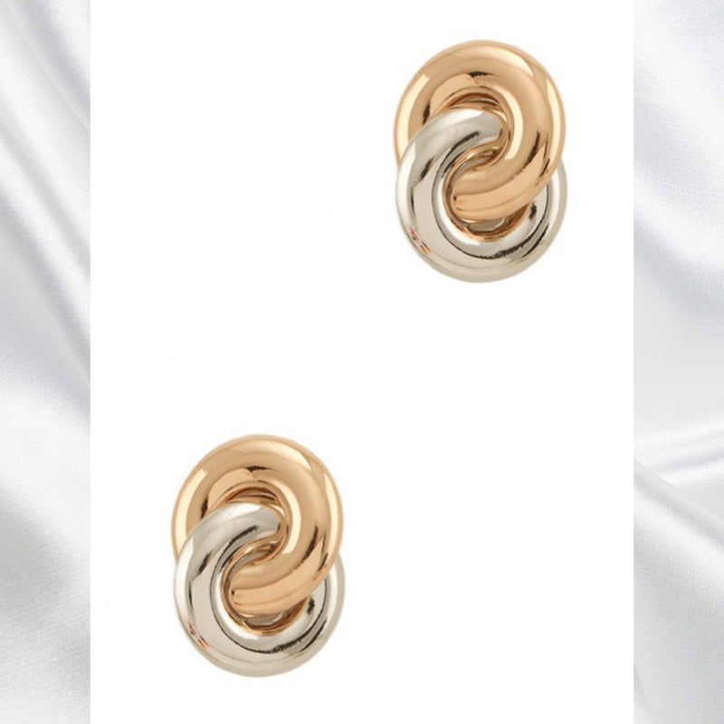 DOUBLE THE HOOP EARRINGS