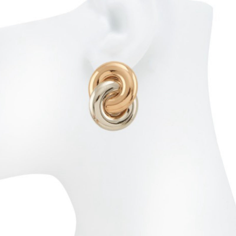 DOUBLE THE HOOP EARRINGS
