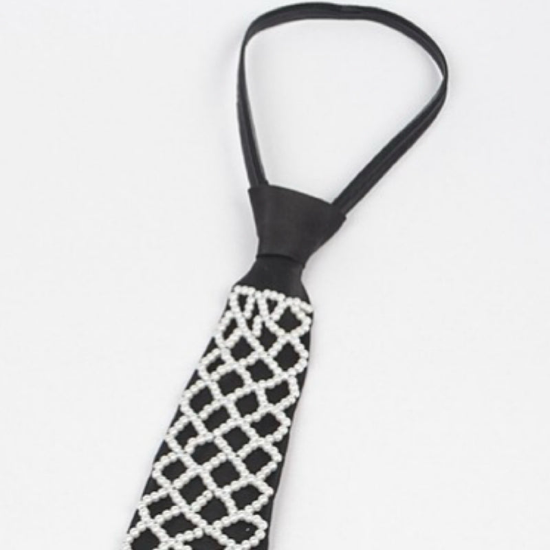 PEARL NECKTIE NECKLACE
