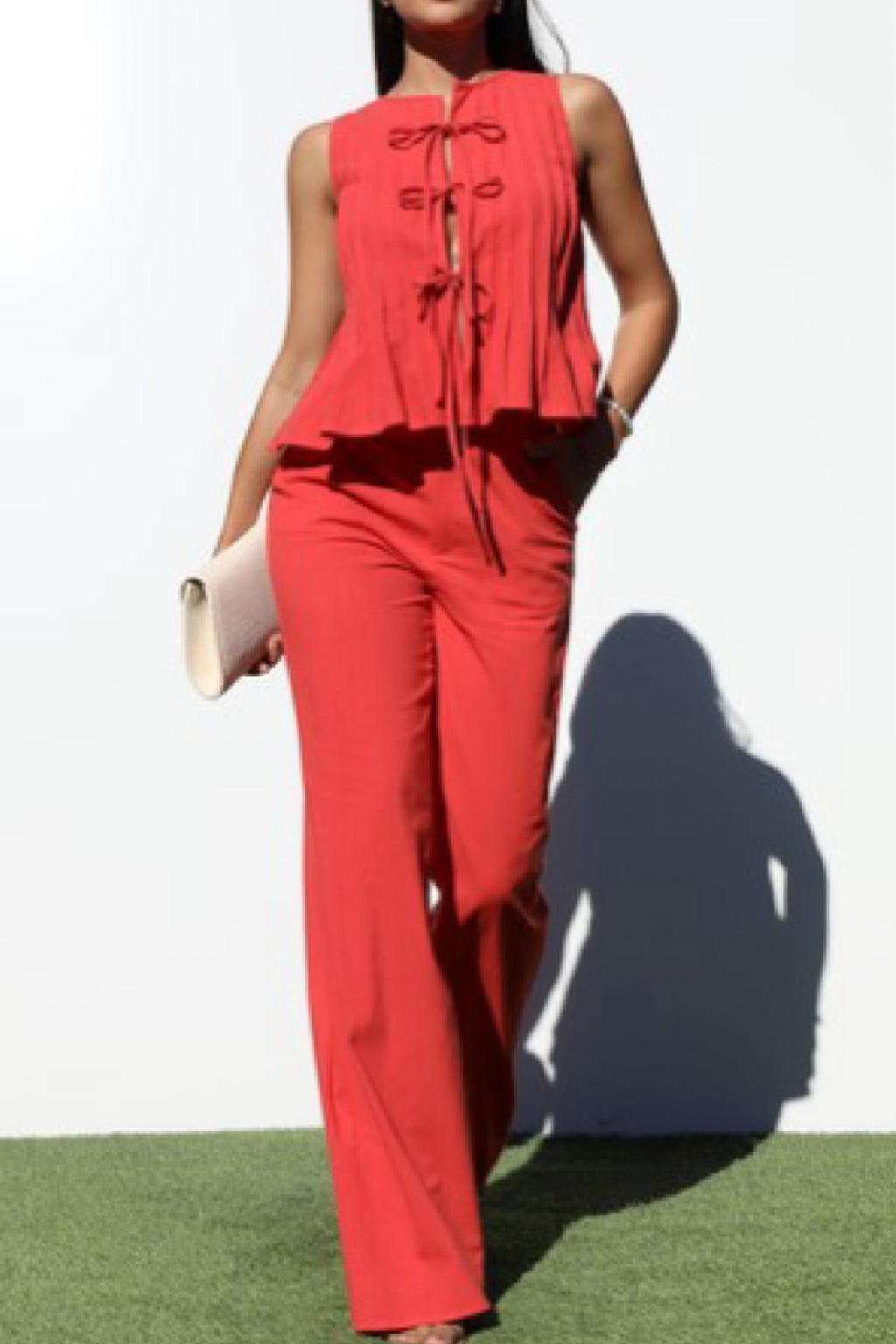 PEPLUM RIBBONS SET
