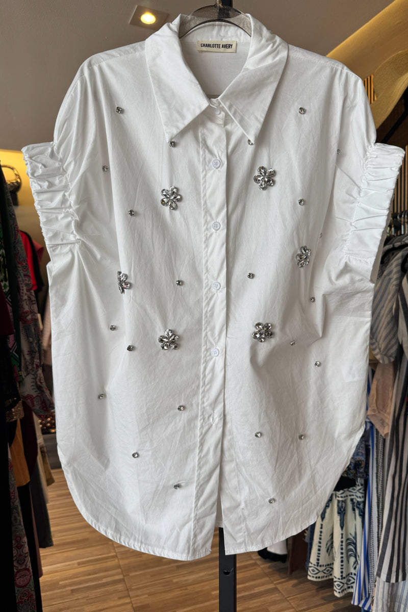 I DO RHINESTONES TOP