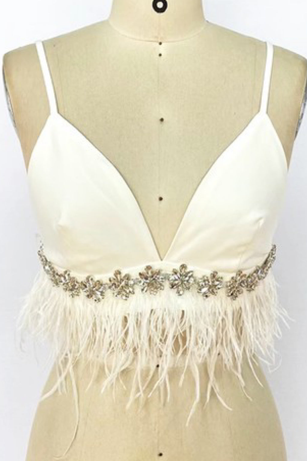 FEATHERS & ROCKS BRALETTE