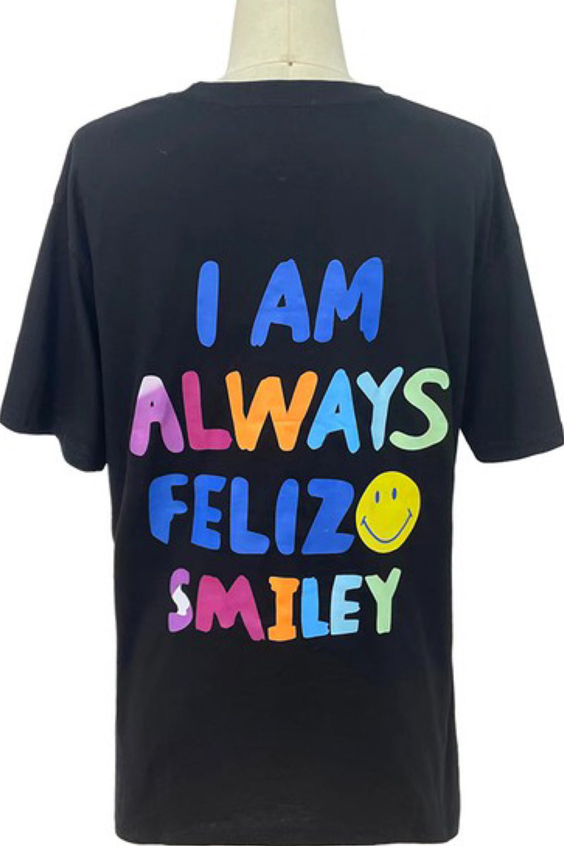 OVERSIZE SMILEY  T-SHIRT