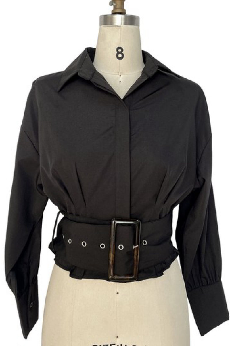 FASHION TOP WITH BELT