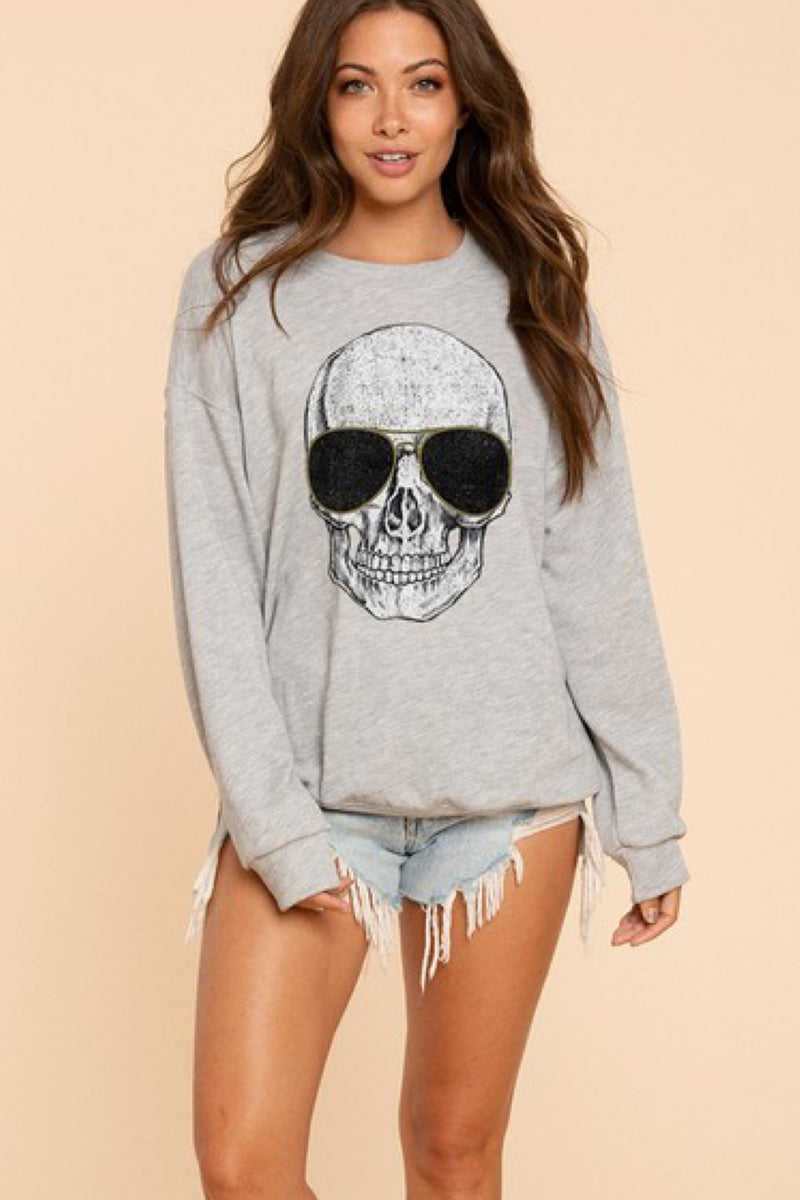 COOL SKULL SWEAT SHIRT