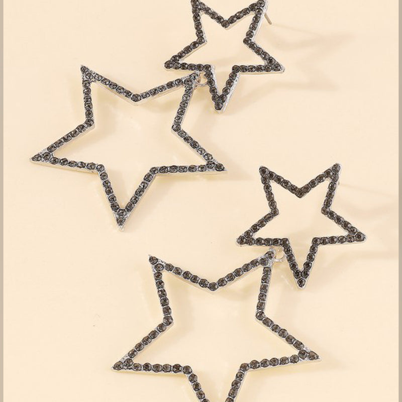 DOBLE STAR EARRINGS