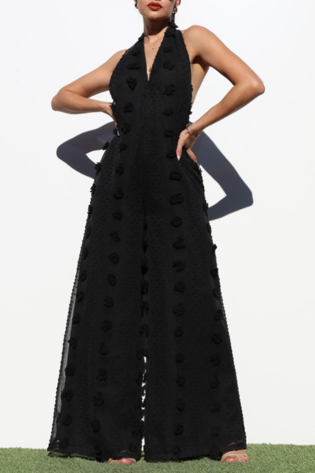 HELEN HALTER SEXY JUMPSUIT