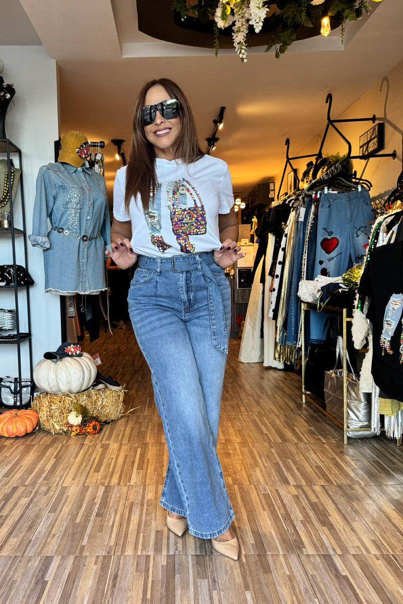 BLIN ON HEELS T-SHIRT