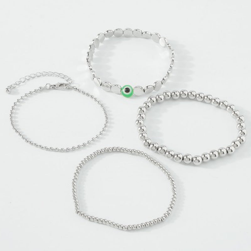 GREEN EYE BRACELET SET