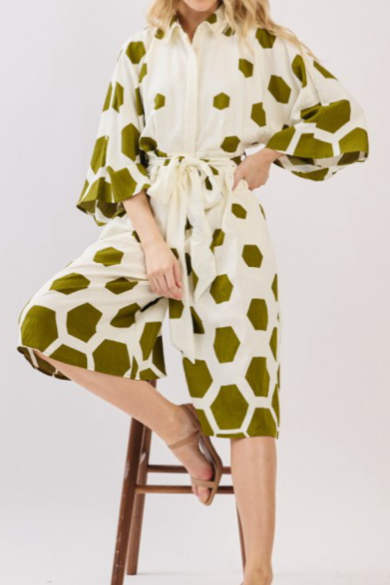 BEE YOU KIMONO JUMPSUIT