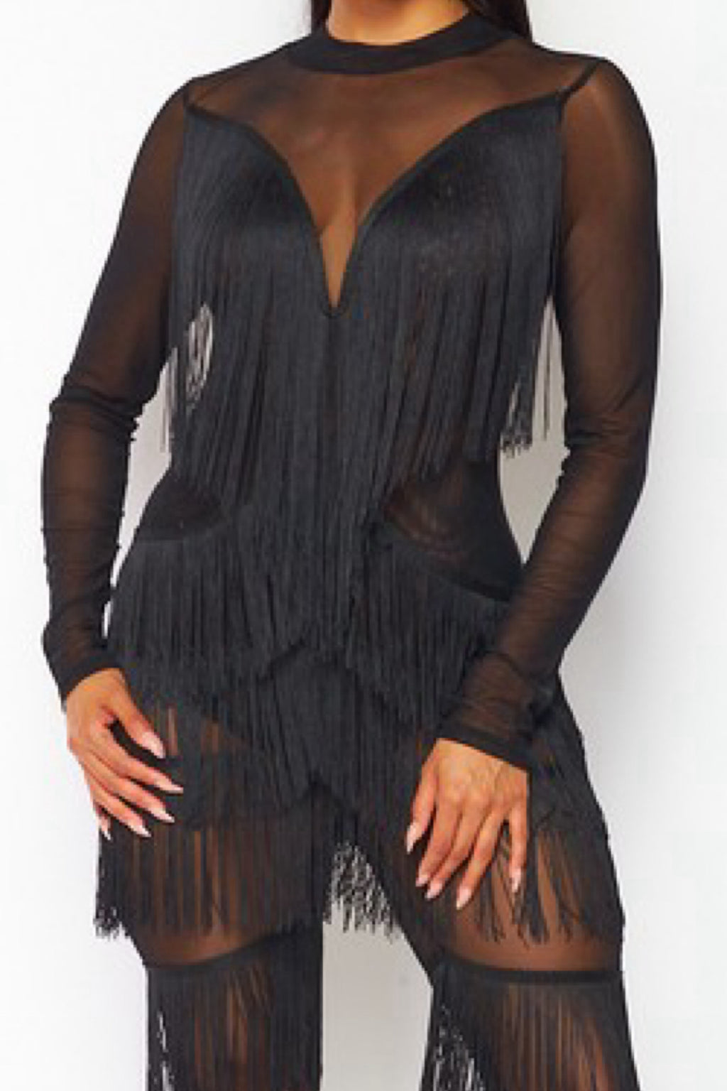 NARINA FRINGE JUMPSUIT