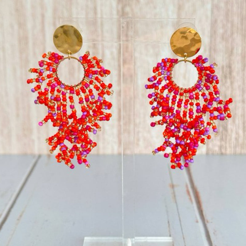 WATERFALL FRINGE EARRINGS