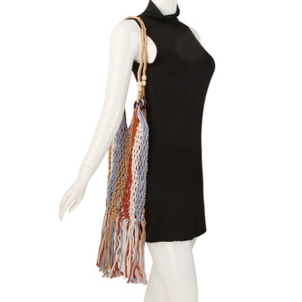 FRINGE NET BOHO BAG