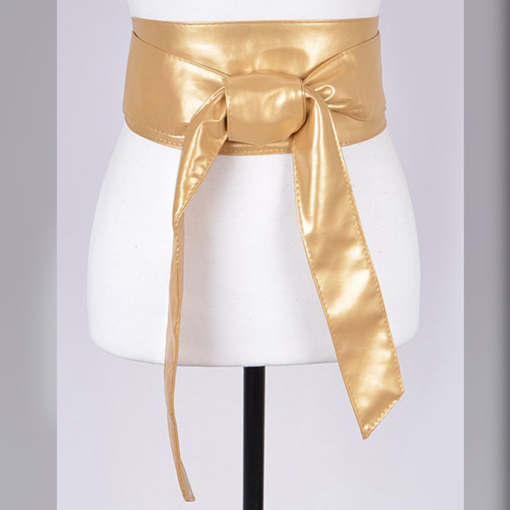 FAUX TIE UP BELT