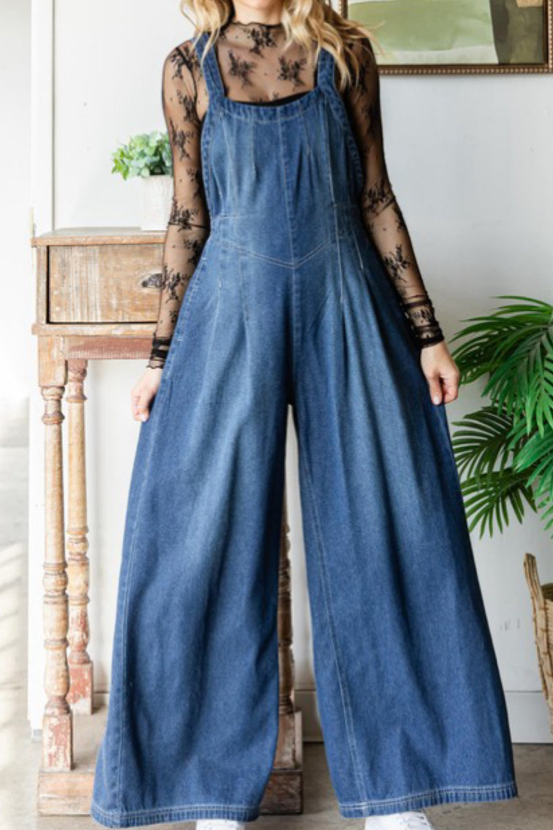OVER DENIM OVERALL