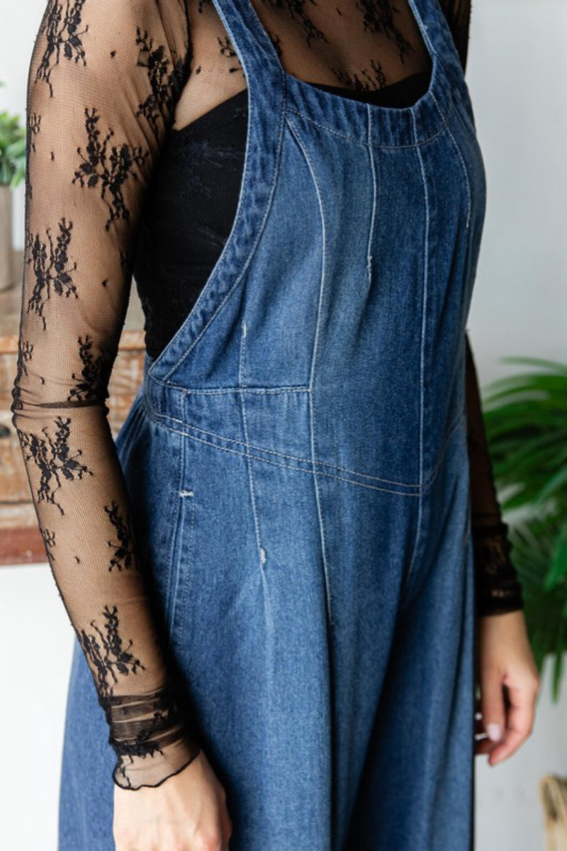 OVER DENIM OVERALL