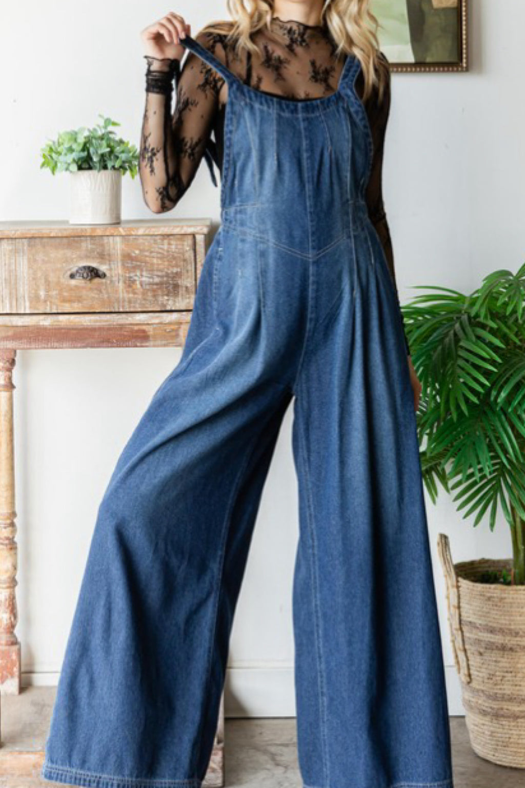 OVER DENIM OVERALL