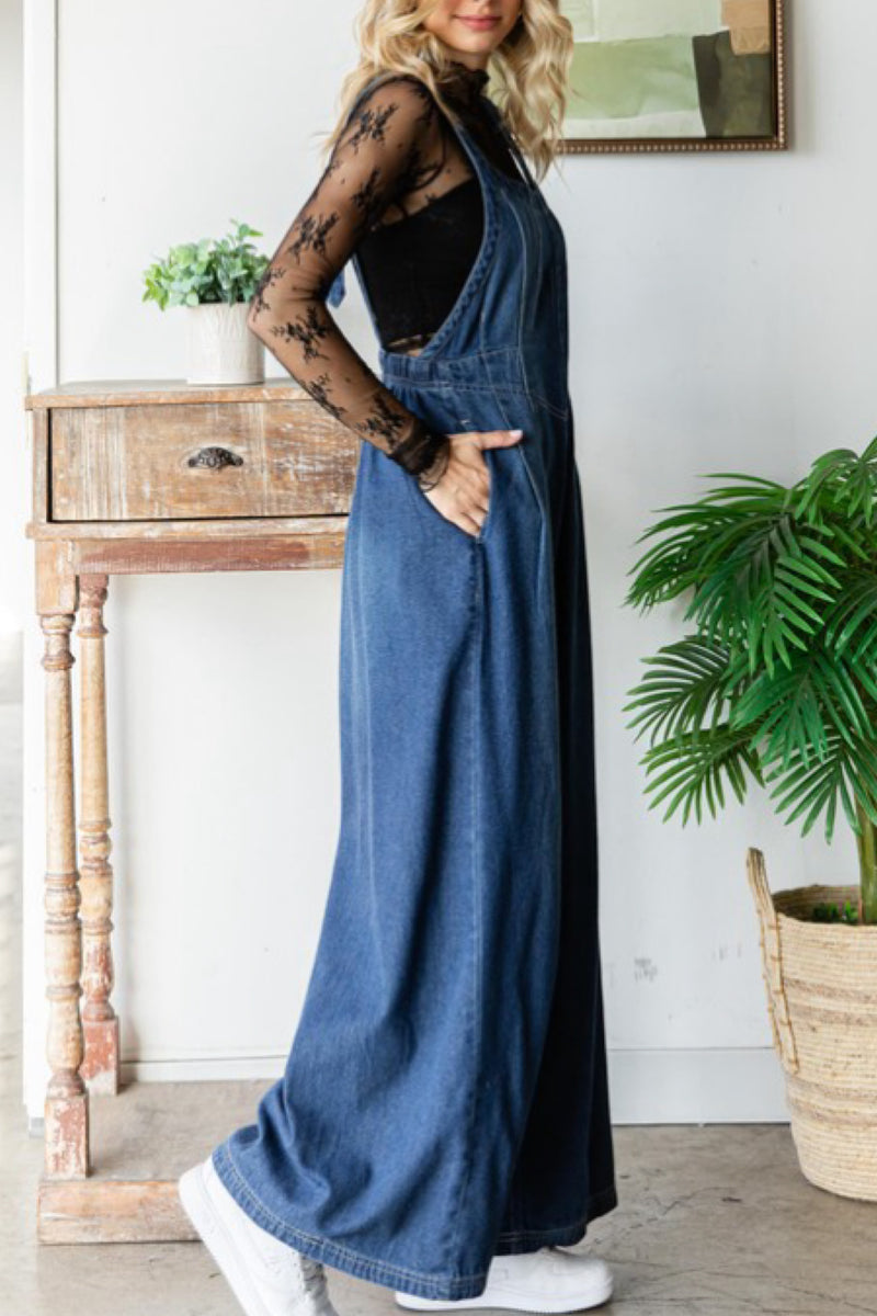 OVER DENIM OVERALL