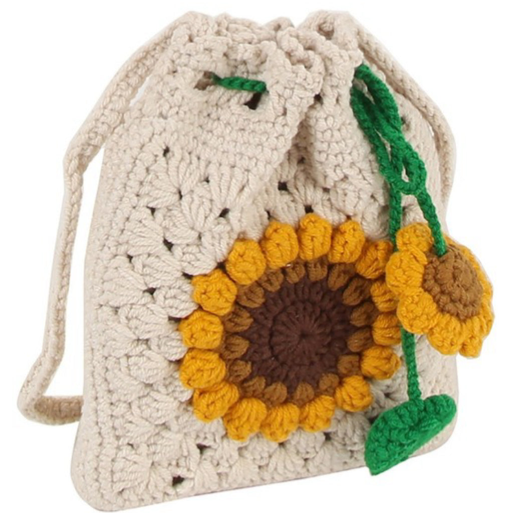 SUNFLOWER CROCHET BAG