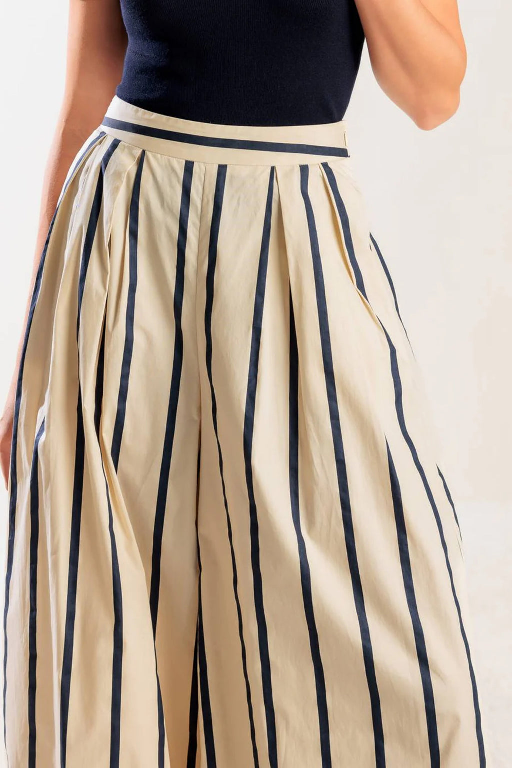 STRIPES ON PALAZZO BOTTOM